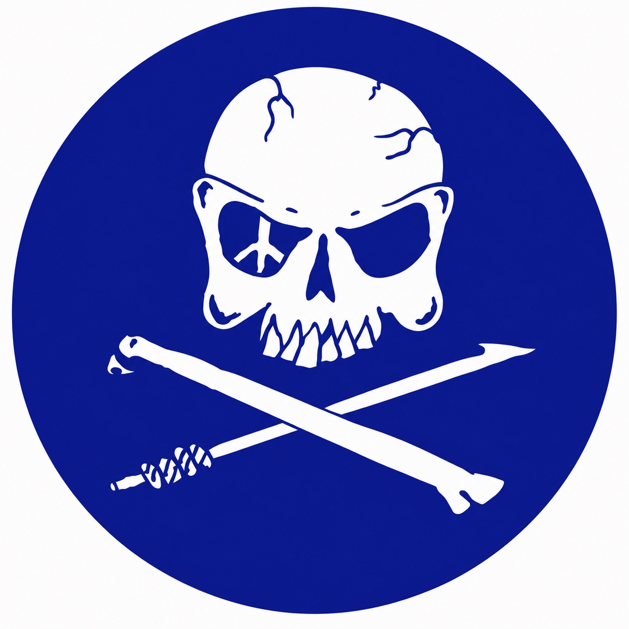 One Love skull and crossed marlins logo